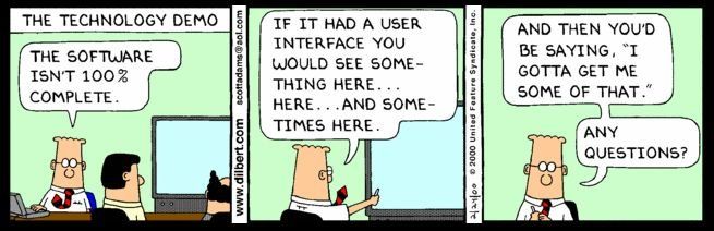 How Doto Demo Your SaaS Product, Dilbert style!